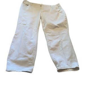 Old Navy High Rise Curvy O.G.Straight Ankle Jean- Size 20-Calla Lily Color